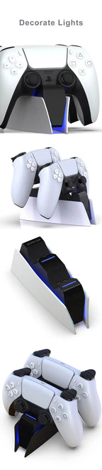 Doppelladestation für PS5 DualSense Controller