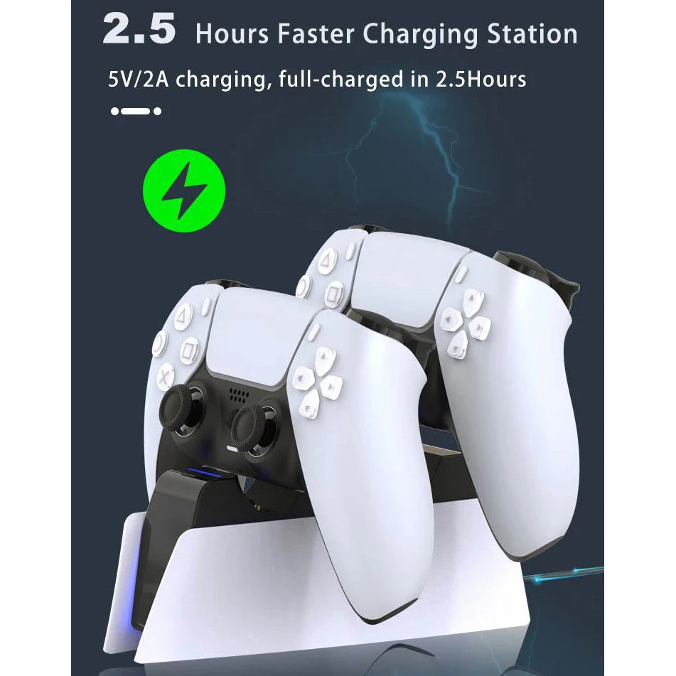 Doppelladestation für PS5 DualSense Controller
