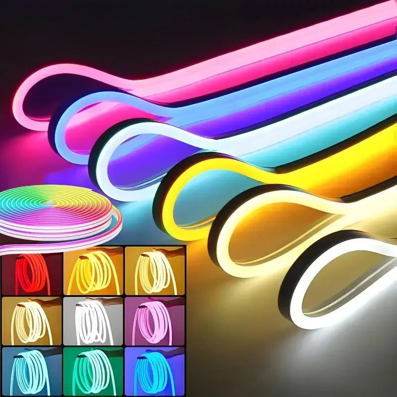 RGB LED neon strips – flexible, waterproof, and intelligently controllable