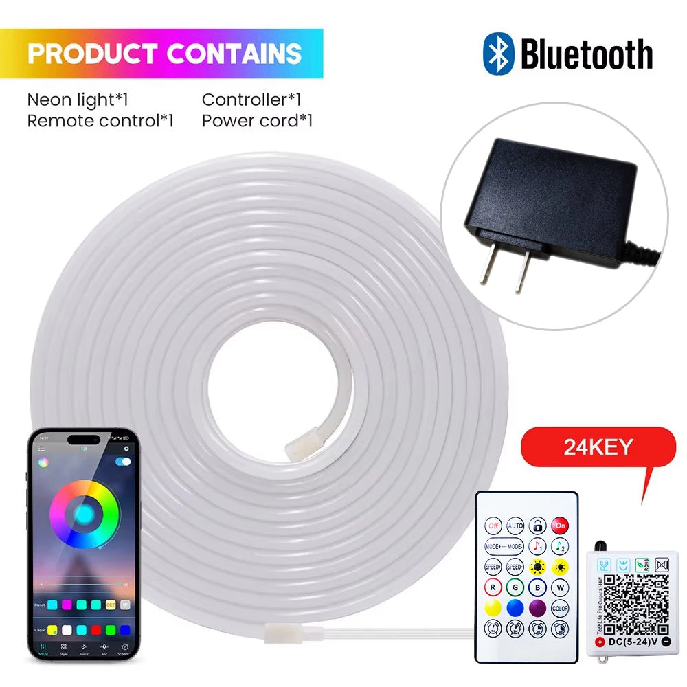 RGB-LED-Neonstreifen – Flexibel, wasserdicht und intelligent steuerbar