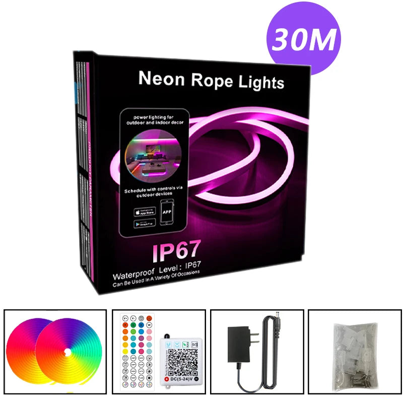 RGB-LED-Neonstreifen – Flexibel, wasserdicht und intelligent steuerbar