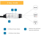 RGB LED Lichtstreifen 1–30 m – USB 5V – Bluetooth, WLAN oder 44-Key Fernbedienung – App steuerbar - Musik Sync