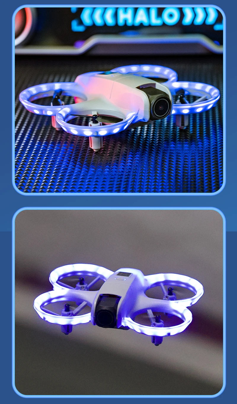 H135 Mini-Drone – Faltbarer 4K Dual-Kamera FPV Quadcopter mit WIFI, Höhenhaltung & 180° elektrischer Kamerasteuerung