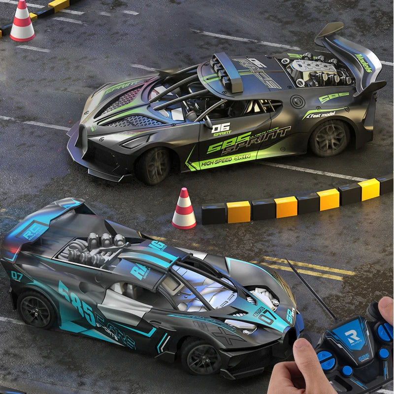 RC Drift Racing Car – High-Speed ​​4-Channel Sports Car with Remote Control, Battery and Drift Function 
