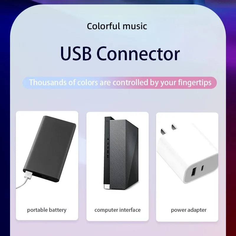 🎶 Smart RGB Symphony Licht – Musikgesteuerte LED-Atmosphärenlampe mit App-Steuerung für Gaming, TV & Desktop