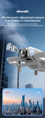 H135 Mini-Drone – Faltbarer 4K Dual-Kamera FPV Quadcopter mit WIFI, Höhenhaltung & 180° elektrischer Kamerasteuerung
