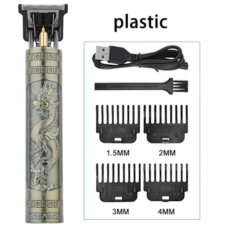V-Vimika 5-in-1 Professional Hair Clipper | Beard, Hair, and Body Trimmer | Stainless Steel Blades | Cordless and Mains Operation | Wet and Dry Cutting