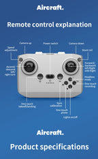 H135 Mini-Drone – Faltbarer 4K Dual-Kamera FPV Quadcopter mit WIFI, Höhenhaltung & 180° elektrischer Kamerasteuerung