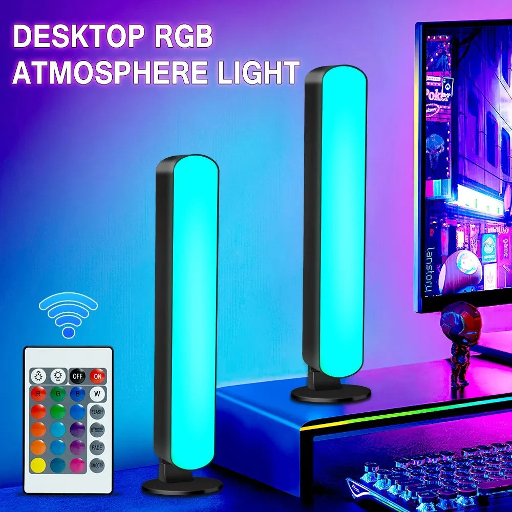 🎶 Smart RGB Symphony Licht – Musikgesteuerte LED-Atmosphärenlampe mit App-Steuerung für Gaming, TV & Desktop