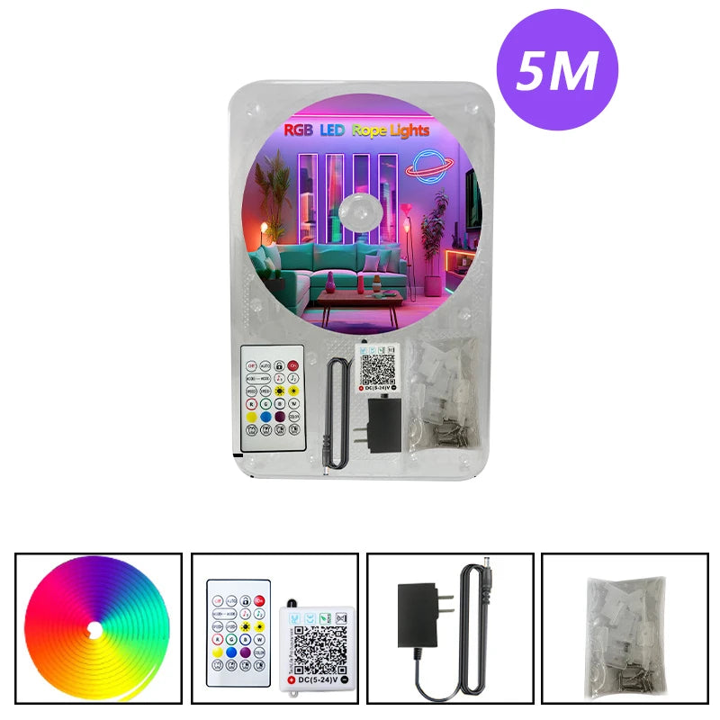 RGB-LED-Neonstreifen – Flexibel, wasserdicht und intelligent steuerbar