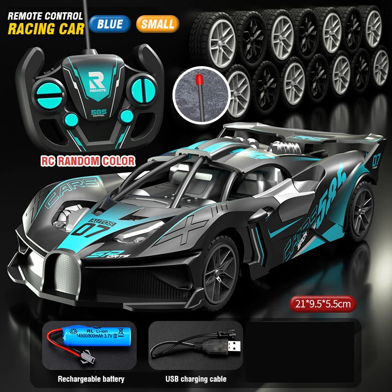 RC Drift Racing Car – High-Speed ​​4-Channel Sports Car with Remote Control, Battery and Drift Function 