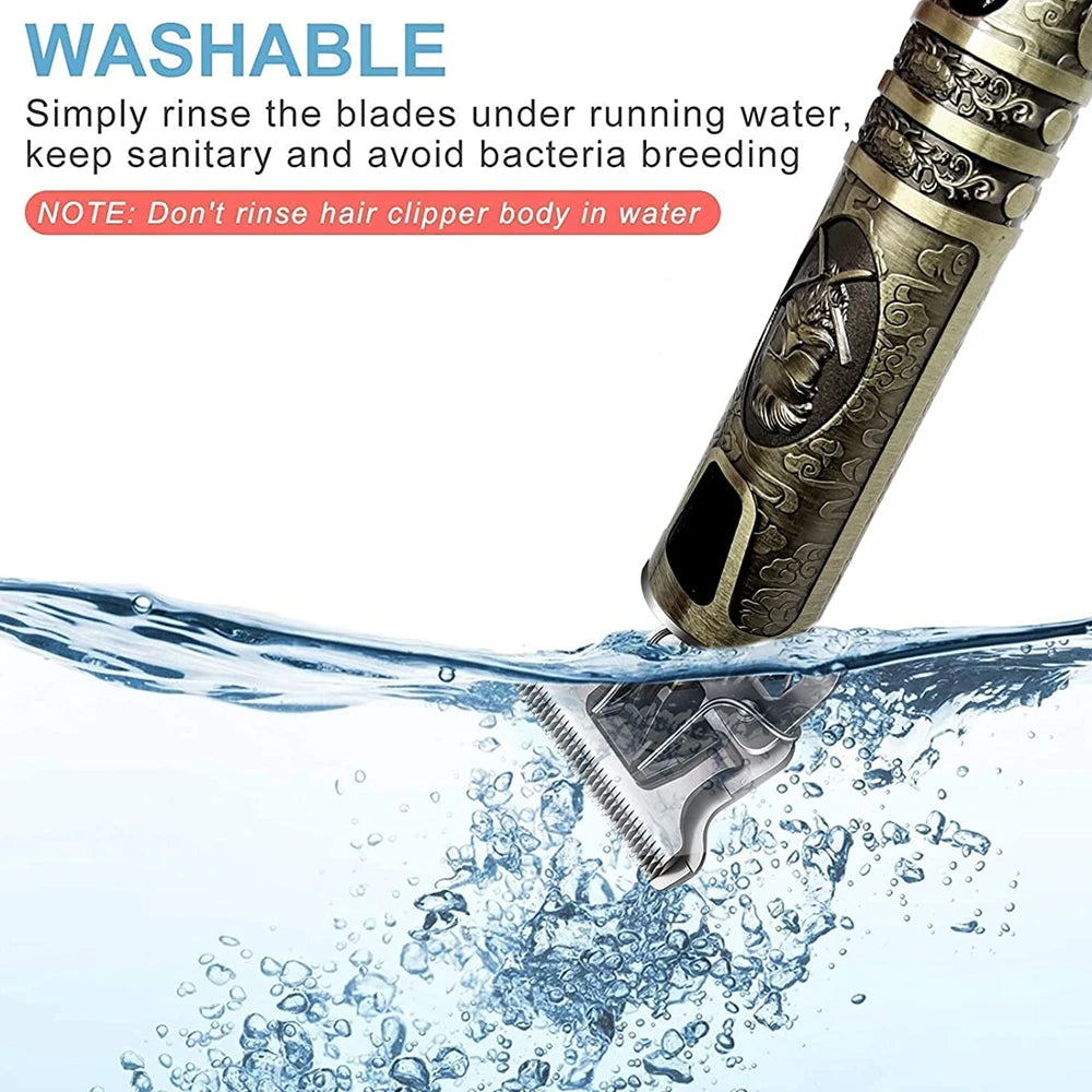 V-Vimika 5-in-1 Profi-Haarschneider | Bart-, Haar- und Körpertrimmer | Edelstahlklingen | Akku- und Netzbetrieb | Nass- und Trockenschnitt