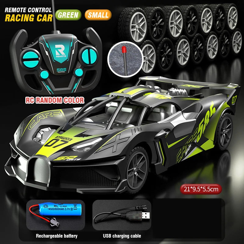 RC Drift Racing Car – High-Speed ​​4-Channel Sports Car with Remote Control, Battery and Drift Function 