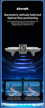 H135 Mini-Drone – Faltbarer 4K Dual-Kamera FPV Quadcopter mit WIFI, Höhenhaltung & 180° elektrischer Kamerasteuerung