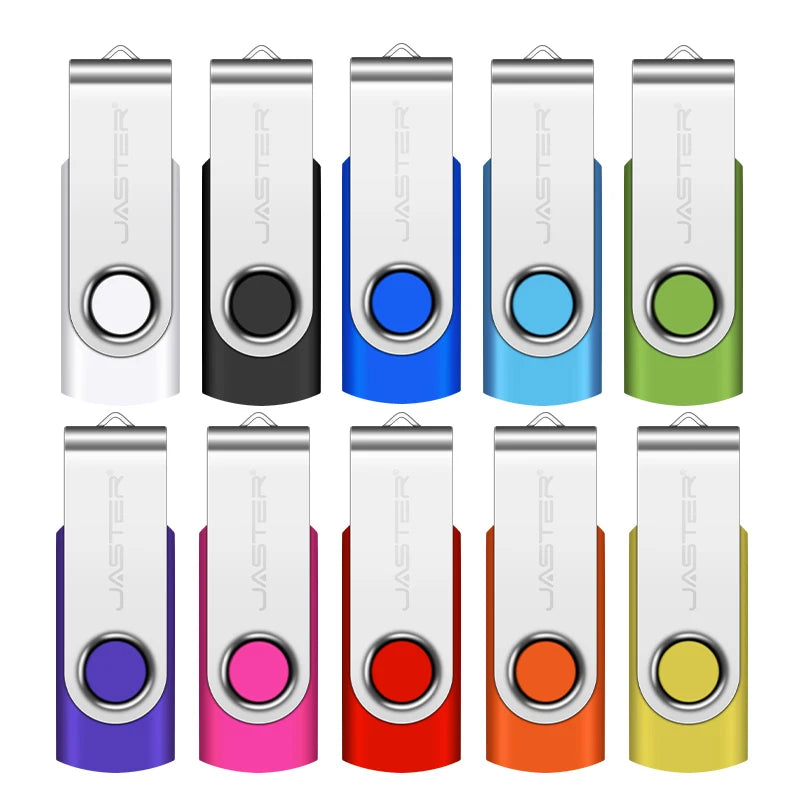 USB 3.0 Metal USB Stick – Rotatable Mini Pendrive 4–64 GB, Robust and High-Speed