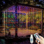 USB LED Curtain Lights – 3m / 6m Window String Lights with Remote Control, 8 Modes and up to 600 LEDs