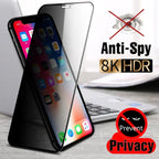 Anti-Spy Panzerglas für iPhone 11–16 – Blickschutz und Displayschutz aus Hartglas