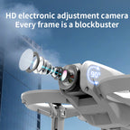 H135 Mini-Drone – Faltbarer 4K Dual-Kamera FPV Quadcopter mit WIFI, Höhenhaltung & 180° elektrischer Kamerasteuerung