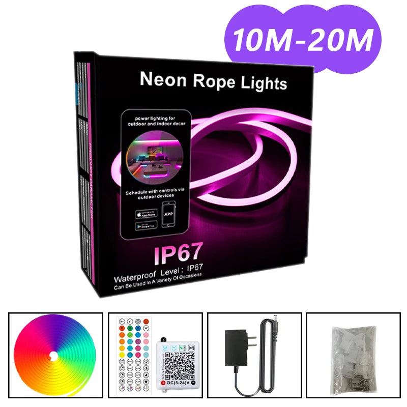 RGB-LED-Neonstreifen – Flexibel, wasserdicht und intelligent steuerbar