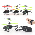 Handgelenk-gesteuerter Induktions-Mini-Helikopter – Stoßfeste RC-Drohne mit LED-Beleuchtung & USB-Aufladung