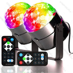 RGB LED Disco Licht – Rotierender DJ Ball mit Strobe & Sound-Control, 15W Party-Lampe für Zuhause, Club, Events & Weihnachten