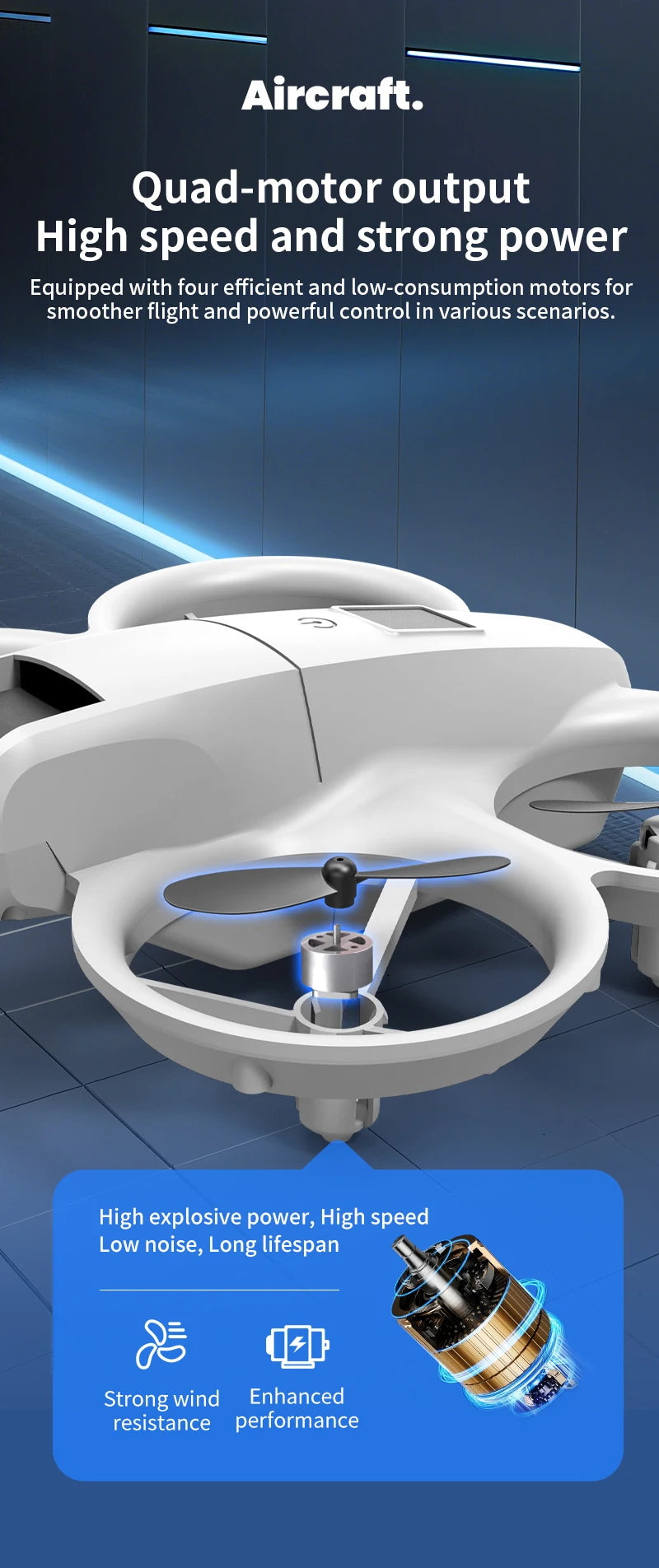 H135 Mini-Drone – Faltbarer 4K Dual-Kamera FPV Quadcopter mit WIFI, Höhenhaltung & 180° elektrischer Kamerasteuerung