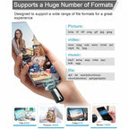 4-in-1 USB flash drive for iPhone, iPad, Android and PC – USB 3.0 metal pen drive 32–256 GB external storage