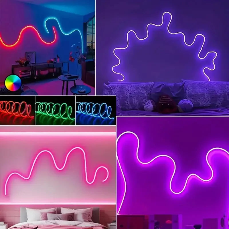 RGB-LED-Neonstreifen – Flexibel, wasserdicht und intelligent steuerbar
