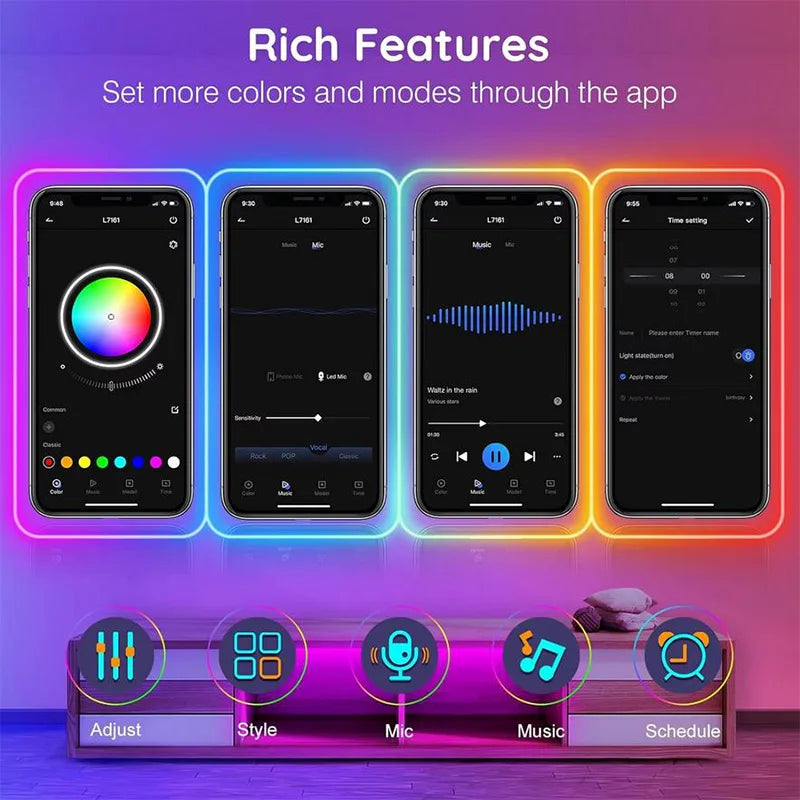 RGB-LED-Neonstreifen – Flexibel, wasserdicht und intelligent steuerbar