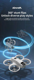 H135 Mini-Drone – Faltbarer 4K Dual-Kamera FPV Quadcopter mit WIFI, Höhenhaltung & 180° elektrischer Kamerasteuerung